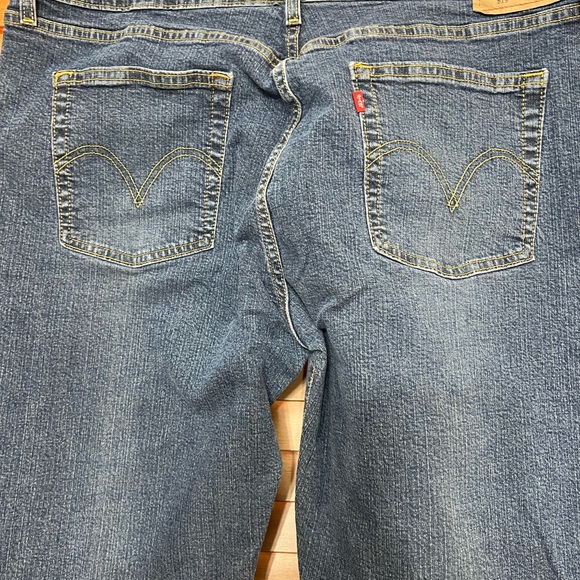 Levi’s 519 Vintage Low Stretch Flare Leg Jeans size 17M JR - Picture 7 of 14